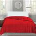 Sherpa Red Embossed Throw Plush Cozy Super Soft Bed Blanket