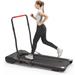 Supfirm Under Desk Walking Pad Treadmill Foldable with Handlebar Remote Controll