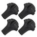 NUOLUX 4Pcs Shockproof Trekking Pole Foot Protective Covers Non-slip Trekking Pole Pads