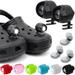 HYEASTR Croc Lights for Shoes - Headlights for Clogs 2pcs Flashlight Attachment for Crocs Waterproof LED Light Charms for Adults Kids Gifts Dog Walking Hiking & Camping Gear - Black