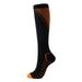 Baberdicy Socks Women s Pattern Stockings Stockings Outdoor Men s Sports Compression Socks Color and Elastic V Shaped Socks Mens Socks Orange