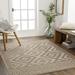 Mark&Day Outdoor Area Rugs 5x7 Bushong Modern Indoor/Outdoor Brown Area Rug (5 3 x 7 )