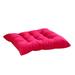 SDJMa Outdoor Chair Cushions Patio Furniture Floor Cushions 15.7 x15.7 Inch Square Seat Back Tufted Cushion Dining Chairs Pads Hot Pink