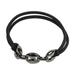 WOXINDA Colorful Hair Ties Little Hair Holders for Curly Hair Chain Leather Band Electroplating Alloy Hair Rope Hair Ring Bracelet Head Rope Bracelet Hair Band Black Elastic Women s Hair Band Bracelet