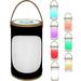 Dimmable Touch Lamps Bedside LED Night Light Portable Rechargeable Smart Bedside Table Lamp with 7 Color RGB Changing Modes for Baby Kids Bedroom Office Camping