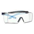 3m SF3701XSGAB Securefit Protective Eyewear 3700 Otg Series Blue Plastic Frame Clean Polycarbonate Lens