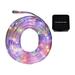 7 Meters 50 LED Colorful Light Solar Power Tube Light Strip Solar Powered Party Garden Patio Rope Lights Decoration Fairy Light