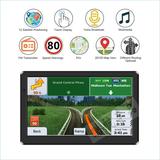 VINGEM GPS Navigation for Truck RV Car 7 inch Touchscreen Truck GPS Commercial Drivers Free Lifetime Map Updates Speed Warning Spoken Turn-by-Turn Directions (Black)