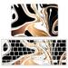 CatXQ Fluid Marble Design Folio Hard Case for MacBook Air (11-inch Models: A1370 / A1465) with Keyboard Cover - I