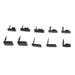 NUOLUX 10pcs Micro USB Dust Plug USB Cover Flap USB Data Charging Port Dust Plug Block Sofe Silicone Cover for Phone (Random Style)