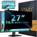STARY 27 Inch Computer Privacy Screen Filter for 16:9 Widescreen Monitor Computer Screen Privacy Shield Anti-Glare