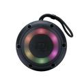 PRINxy Portable Bluetooth Speaker with Colorful Light Luminous Outdoor Mountaineering Speaker Pendant Speaker High-Power Long Standby Wireless Bluetooth Speaker Black B