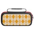 Vodetik Store Plaid Carrying Case for Switch or Switch OLED Accessories Portable Travel Bag with 20 Game Card