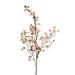 NEGJ Artificial Cherry Peach Blossom Silk Flower Home Wedding Party Floral Decor Long Stem Rose Vase Fame Roses Wall Hanging Plants Artificial Fall Pics Artificial Valentine Flowers Fall Berry Stems