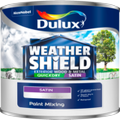 Dulux Paint Mixing Weathershield Quick Dry Exterior Satin Marine Splash, 1L