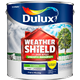Dulux Paint Mixing Weathershield Smooth Masonry Paint Constructed Steel, 5L