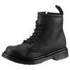 Winterboots DR. MARTENS "1460 Serena Mono J", Kinder, Gr. 32, schwarz, Leder, unifarben, klassisch, Schuhe, mit Innenreißverschluss