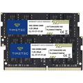 Timetec Hynix IC 32GB KIT (2x16GB) DDR4 2400MHz PC4-19200 Non ECC Unbuffered 1.2V CL17 2Rx8 Dual Rank 260 Pin SODIMM Laptop Notebook Computer Memory Ram Module Upgrade (32GB KIT (2x16GB))