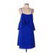 Mary & Mabel Cocktail Dress: Blue Dresses - Women's Size Large