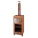 EsschertDesign Freestanding Wood Burning Pizza Oven in Brown | 53.5 H x 16.5 W x 15.2 D in | Wayfair FF515