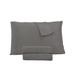 Jennifer Adams Home 4 Piece Rayon Guest Room Sheet Set Case Pack Rayon from Bamboo/Rayon in Gray | King Sheet with 2 King Pillow Cases | Wayfair