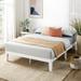 Red Barrel Studio® Harlow Solid Wood Platform Bed Wood in White | Queen | Wayfair 754646C299AA4AE4BCE3AFEBE457AA65