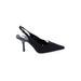 Miss Me Heels: Pumps Stiletto Cocktail Party Black Solid Shoes - Women's Size 8 - Pointed Toe