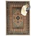 White 59 x 47 x 0.375 in Area Rug - Bungalow Rose Rectangle Lyshon Wool Area Rug Wool | 59 H x 47 W x 0.375 D in | Wayfair