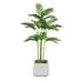Vintage Home 74.57" Artificial Palm Tree in Planter Plastic in White | 74.57 H x 38 W x 38 D in | Wayfair VHX113239