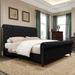 Willa Arlo™ Interiors Manervia Bed Upholstered/Velvet, Wood in Black | 48.8 H x 77.2 W x 92.3 D in | Wayfair C65B0CD9257141ADB2DF71098D9536D5