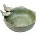 Ceramic Birdbath Bowl Bird Feeder Food Holder Container Bird Feeding Tray For Outdoor Garden