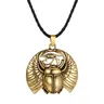 Collana scarabeo collana occhio di Horus scarabeo egiziano Wadjet protezione antica amuleto ciondolo