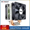 Cpu Cooler 2011 2 tubi di calore processore Cooler X99 per Intel AMD RGB Air Cooler Cpu ventola di