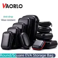 Mini borsa portaoggetti portatile in EVA Custodia in fibra di carbonio Borsa da trasporto Custodia con cerniera per auricolare/telefono/cavo di ricarica Accessori ecc