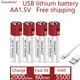 Daweikala neue aa usb wiederauf ladbare li ion batterie 1 5 v aa 5500mah/li ion batterie uhr für