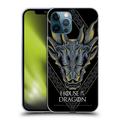 Head Case Designs Officially Licensed House Of The Dragon: Television Series Graphics Dragon Head Soft Gel Case Compatible with Apple iPhone 12 Pro Max