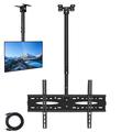 Ceiling TV Mount TV Ceiling Mount TV Wall Mount for Most 32-72 Inch Flat Curved TVs with Swivels Wall Mount TV Bracket VESA from 200x100mm to 600x400mm Fits LED LCD OLED 4K TVs Up to 110 lbs