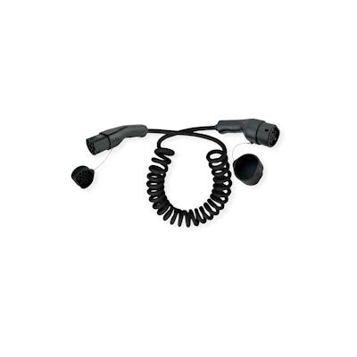 ROLINE E-Auto Spiral-Ladekabel Typ2, 3-phasig, 480VAC (3P+N+E), 32 A, 22 kW, max. 5m Image