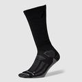 Eddie Bauer Guide Pro Merino Light Hiker Crew Socks - Black - Size XL