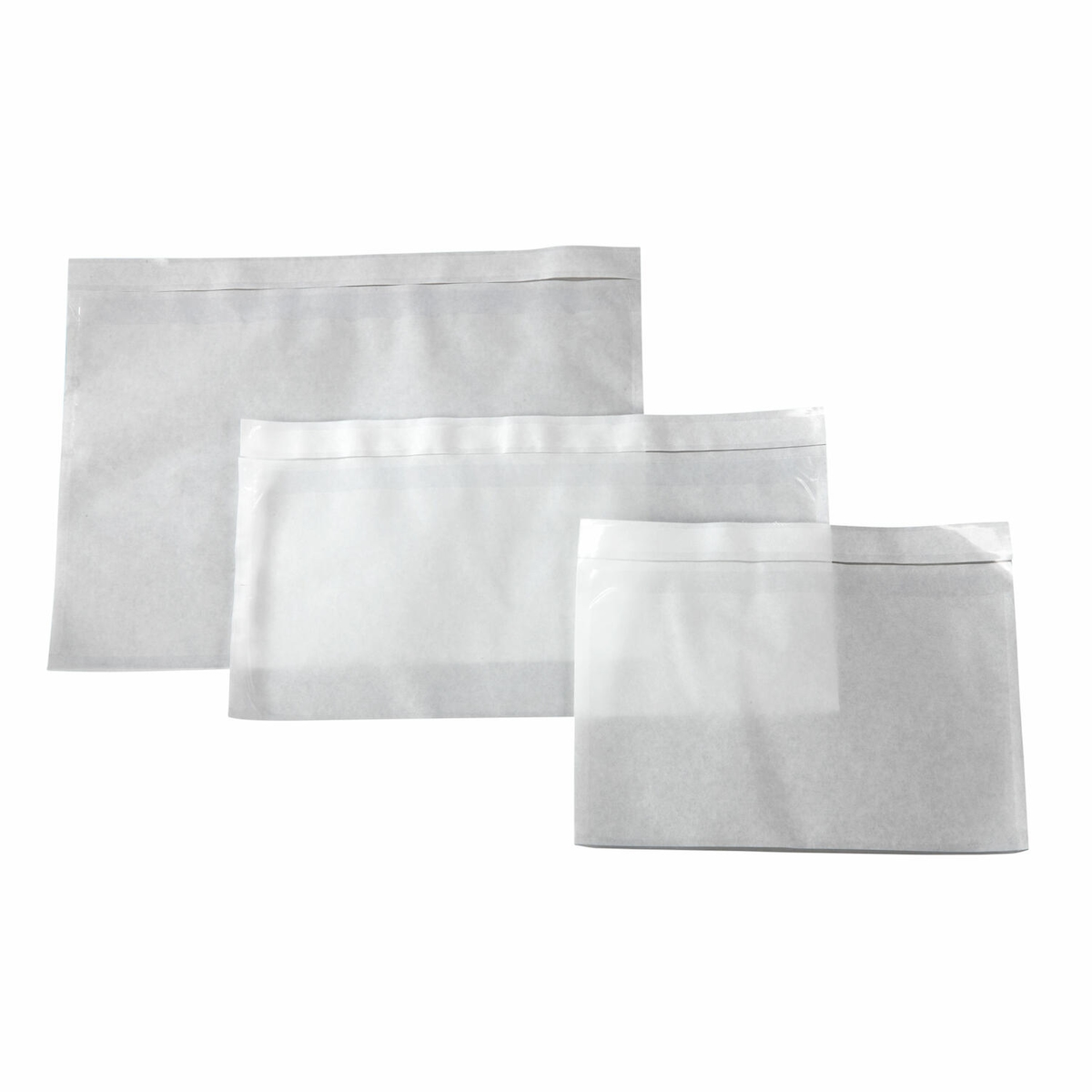 VEPATIM 250x DOCUFIX Dokumententaschen *transparent ohne Druck* C6 175x110+15mm Image