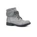 Wide Width Women's Duena Bootie by Cliffs in Light Grey Fabric (Size 7 W)