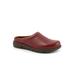 Women's Andria Slip On Clog by SoftWalk in Dark Red (Size 10 M)