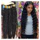 Human Hair Bundles Deep Wave 28 30 32 40 Inch Remy Brazilian Hair Weave Human Hair Bundles Natural Color Water Curly 100% Human Hair Extension Double Weaving hair bundle/Hair Extensions (Size : 24 24