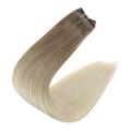 Remy Human Hair Weft Extensions 100 Gram Color Double Weft Sew In Extensions Nvisible Bundles Straight Hair 8 60 12 inches 80g