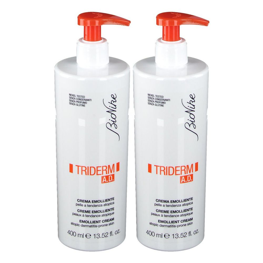 BioNike Triderm AD Crema Emolliente Set da 2 2x400 ml