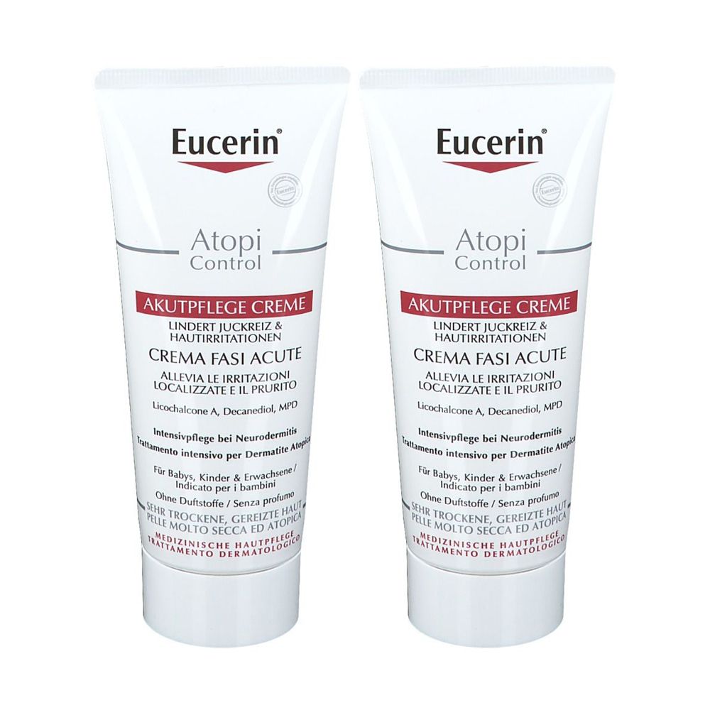 Eucerin® AtopiControl Crema Fasi Acute 2x100 ml