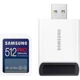 Samsung 512GB PRO Ultimate UHS-I SD Memory Card with Card Reader MB-SY512SB/AM