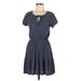 Rolla Coster Casual Dress - Mini: Blue Dresses - Women's Size Medium