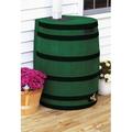 Good Ideas Rain Wizard 50 Gal. Resin w/ Overflow Rain Barrel Plastic in Green | 28.25 H x 23 W x 21.5 D in | Wayfair RW40-DR-GRN