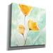 Red Barrel Studio® 'Precious Poppies' By Sheila Golden Canvas Wall Art Canvas in Gray | 37 H x 37 W x 1.5 D in | Wayfair